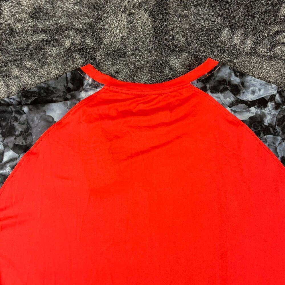 SOLD Bass Dash Long Sleeve Camo Red UPF 50 Shirt Men's XL Stretch Fishing NWT - Picture 8 of 9